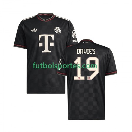 Camiseta Bayern de Múnich Alphonso Davies 19 Tercera Equipación 2025/2026